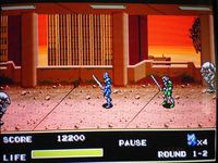 une photo d'Ã©cran de Mazin Wars sur Sega Megadrive